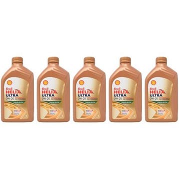 Shell Aanbieding: 5 X Helix Ultra Prof Av L 0W20 1L, Verzenden