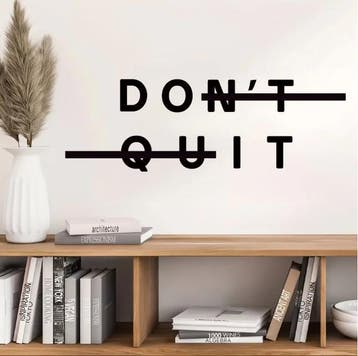 Motiverende “Do It” Muursticker Verwijderbare PVC Wanddecora, Verzenden, Nieuw