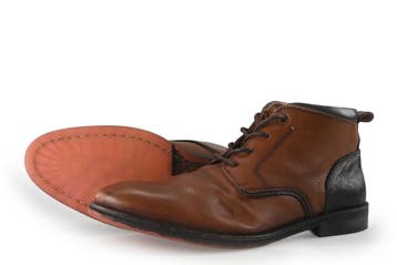 Nelson Nette schoenen in maat 44 Cognac, Overige kleuren, Verzenden, Overige typen, Zo goed als nieuw