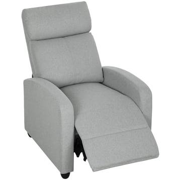 TRUUSK Relaxstoel Verstelbaar 135° - Uitschuifbare Voetenste, Verzenden, Nieuw