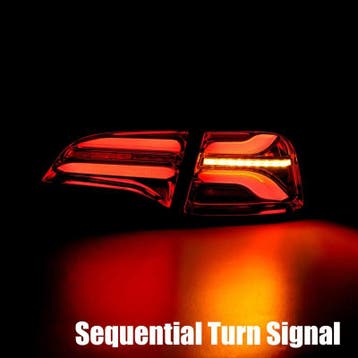 AlphaRex 20-22 Tesla Model Y PRO-Series LED Tail Lights Jet, Auto-onderdelen, Ophalen of Verzenden, Nieuw