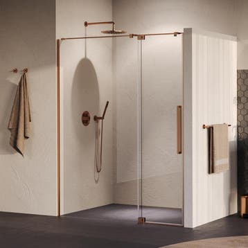 Brauer Stellar - Nisdeur - 2-Delig - Draaiend - Helder Glas, Ophalen of Verzenden, Nieuw, Rvs