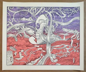 Moebius - 1 Silkscreen - Le Rêve du Major + certificat -, Nieuw