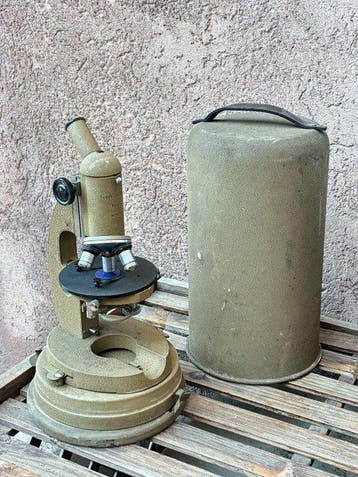 Monocular compound microscope - 1910-1920 - Italië -