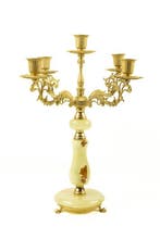 Kandelaar - Onyx - Vijfarmige kandelaar