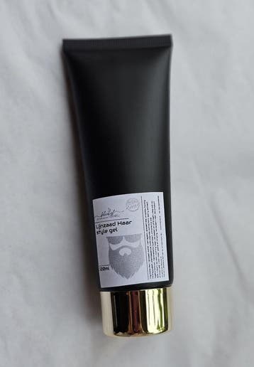 Heren bio haar styling gel - lijnzaad en honing fixerende, Nieuw