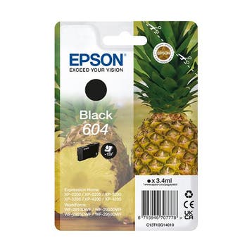 Epson 604 (T10G1) inktcartridge zwart (origineel), Verzenden, Nieuw, Epson