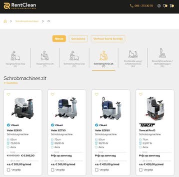 Zit schrobmachines tegen de scherpste prijs, koop/huur/lease, Nieuw, Schrobmachine