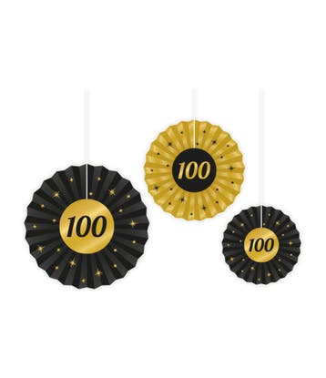 Classy Honeycomb Waaier Set 100 Jaar (3st), Hobby en Vrije tijd, Ophalen of Verzenden, Nieuw