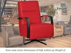 Leren draaifauteuil Award - Toledo Ferrari (felrood) -, Nieuw, Ophalen of Verzenden, 50 tot 75 cm, Industrieel, Modern