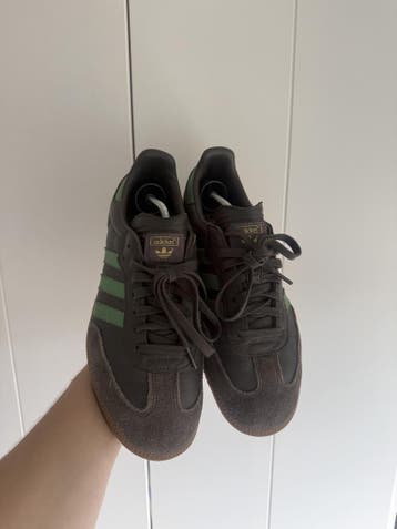 Adidas Samba – Zwart/Groen – Maat 43, Verzenden, Zwart, Sneakers of Gympen, Adidas