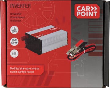 Carpoint Omvormer - 12V>230V - Continu vermogen 300W -, Ophalen of Verzenden, Zo goed als nieuw