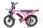 Moyaerd GTF Elektrische Fatbike 500WH 250W – Kelly Pink, Overige merken, Nieuw, Ophalen of Verzenden, 47 tot 51 cm