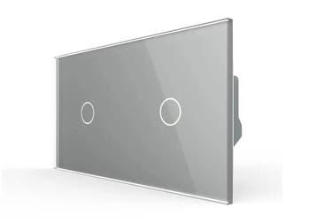 Livolo Touch LED Dimmer – Grijs | 1+1 | Smart Schakelaar, Ophalen of Verzenden, Nieuw, Schakelaar