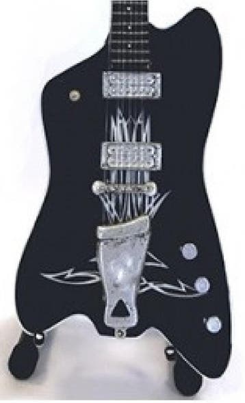 Miniatuur replica Gretsch gitaar - Billy Gibbons - ZZ Top, Verzenden, Nieuw, Pop, Beeldje of Miniatuur