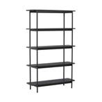 *WOONWINKEL* Openkast Met Vijf Planken Zwart, Verzenden, Nieuw