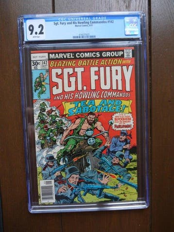 Sgt. Fury (1963) #142 - 1 Graded comic - Eerste druk - 1975, Nieuw