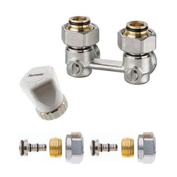 Set haaks 16mm Alu/Pex - handwiel, Doe-het-zelf en Verbouw, Verwarming en Radiatoren, Verzenden, Nieuw