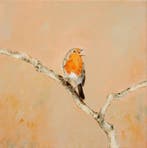 Matthieu van Riel - Singing Robin on a Branch