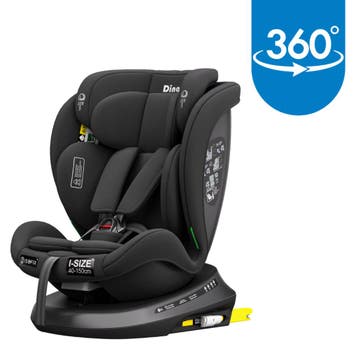 Ding Aiden Black 40-150 cm 360° i-Size Autostoel, Kinderen en Baby's, Autostoeltjes, Verzenden, Nieuw, 15 t/m 36 kg, Isofix