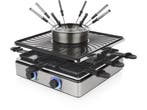 Princess 162670 - Gourmetstel - Raclette Fondue 5-in-1 1800W, Verzenden, Zo goed als nieuw