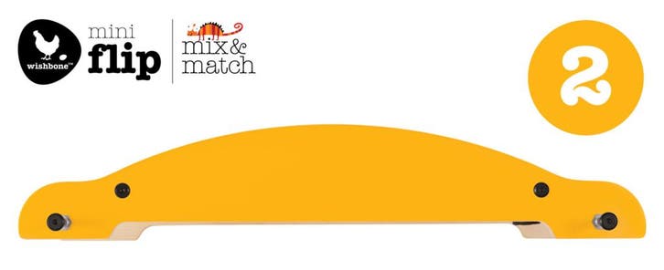 Wishbone mini-flip base yellow (Wishbone Flip Mix &amp), Kinderen en Baby's, Speelgoed | Buiten | Voertuigen en Loopfietsen, Nieuw