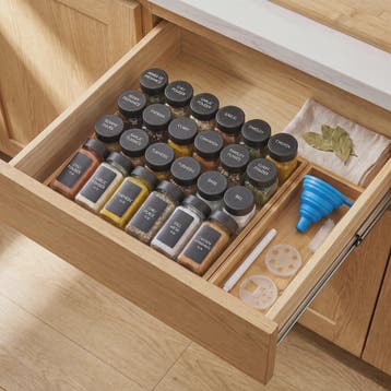 24 Delige Set Glazen Kruidenpotjes 120ml met Shaker Insert -, Verzenden, Nieuw