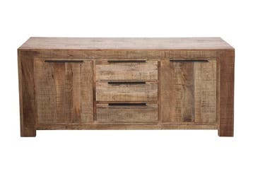 Massief dressoir IRON CRAFT 174cm mangohout handgemaakt -, Ophalen of Verzenden, Nieuw