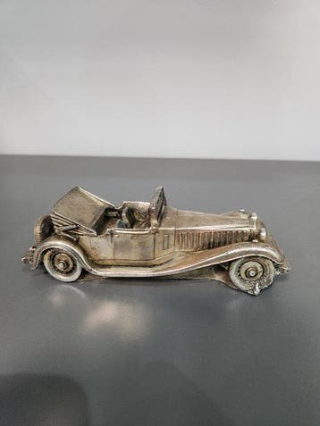 Presse-papier - .925 zilver, Keramiek