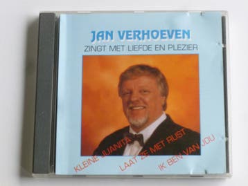 Jan Verhoeven zingt met liefde en plezier, Ophalen of Verzenden, Zo goed als nieuw