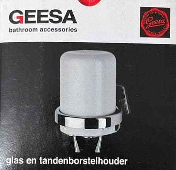 Geesa - Geesa Glas-Tandenborstelhouder Serie-5000, Ophalen of Verzenden, Nieuw