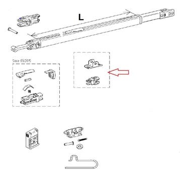Thule Staander Voetje V2 2stuks, Ophalen of Verzenden, Nieuw, Thule
