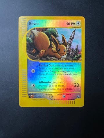 Pokémon - 1 Card - Eevee 75/147 Foil - Various sets, Hobby en Vrije tijd, Nieuw