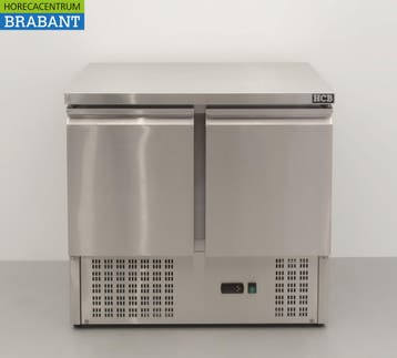 RVS HCB Koelwerkbank 2 deuren 90 cm 230V Horeca, Ophalen of Verzenden, Nieuw in verpakking