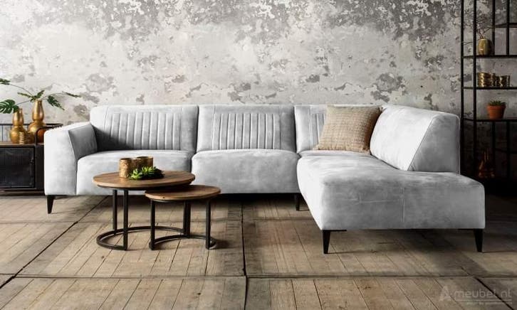 Hoekbank Aspen - hoekbanken - Wit, Huis en Inrichting, Banken | Sofa's en Chaises Longues, 150 cm of meer, Nieuw, 250 tot 300 cm