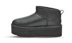 UGG Classic Ultra Mini Platform Black Leather (W), Kleding | Dames, Schoenen, Nieuw