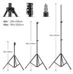 Softbox Verlichtingsset 2x LED met Statieven Afstandsbedieni, Verzenden, Nieuw