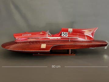 Amati 1:8 - Tentoonstelling modelboot - Ferrari Arno XI 80cm, Nieuw