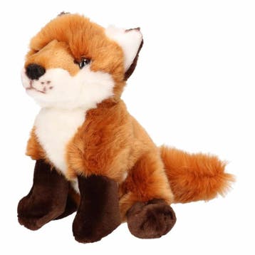 Nature Planet rode vos knuffel - pluche - 18 cm - bosdier, Verzenden, Nieuw