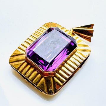 Broche - 14 karaat Geel goud