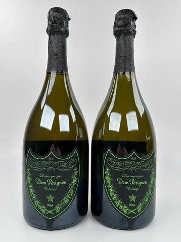 2013 Dom Pérignon, Luminous - Champagne Brut - 2 Flessen, Verzamelen, Wijnen, Nieuw