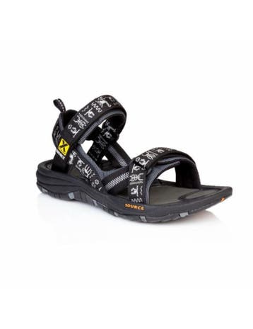 Source sandalen voor heren Gobi Black Inca - outdoor - Zwart, Verzenden, Nieuw, Zwart