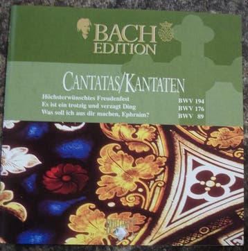 cd - Bach - Cantatas / Kantaten, Verzenden, Zo goed als nieuw
