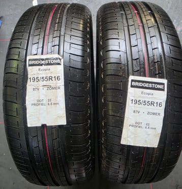 195/55r16 87V Bridgestone 2 demo banden, Auto-onderdelen, Banden en Velgen, Ophalen, 16 inch, Nieuw, Band(en)