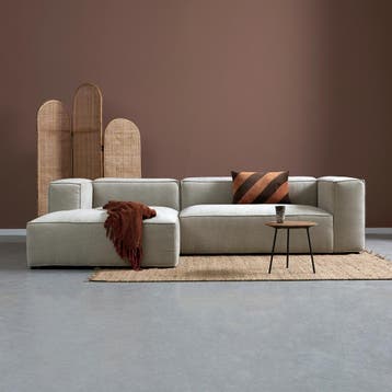 *WOONWINKEL* Beige Bank Met Chaise Longue Links, Verzenden, Nieuw