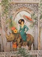 Stof Giardino delle Meraviglie Exclusieve stof Boheemse