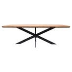 Lido dining tuintafel 240x110xH75 cm acacia blad antraciet, Ophalen of Verzenden, Nieuw