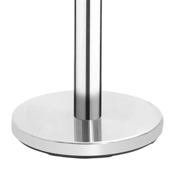 Afzetpaal | Gepolijst RVS | Zwarte band | 96,5cm hoog | 2..., Verzenden, Nieuw in verpakking