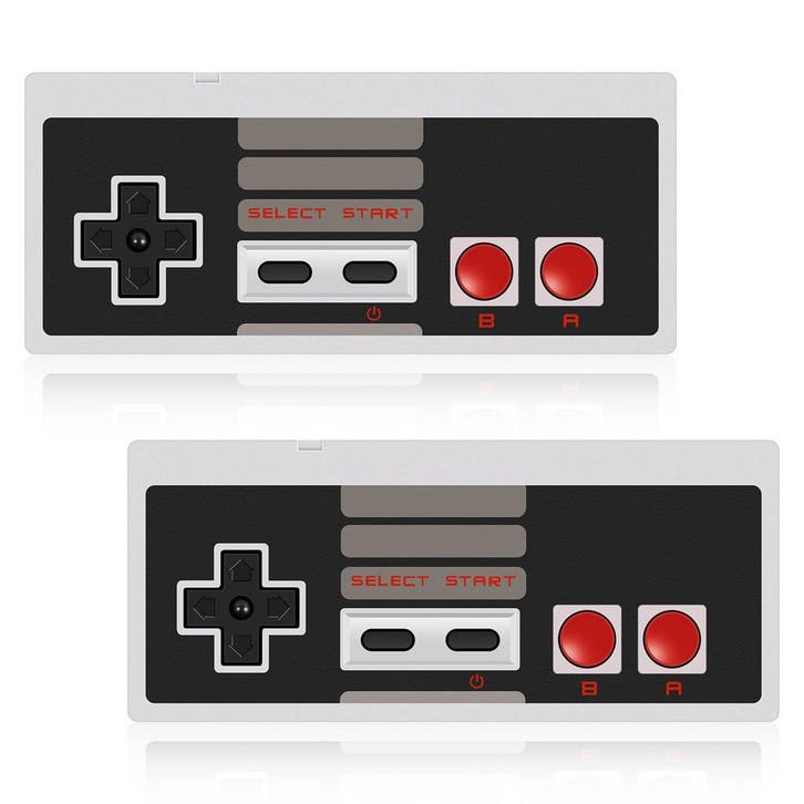 Retro NES USB Gaming Controllers voor PC & Mac – Set van 2 |, Spelcomputers en Games, Spelcomputers | Overige, Nieuw, Ophalen of Verzenden