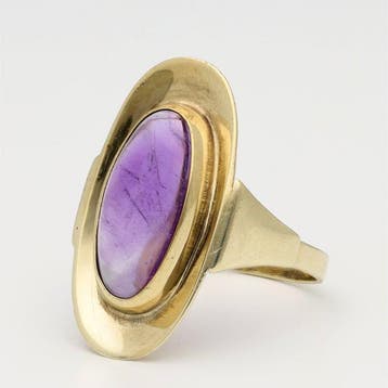 Zonder minimumprijs - Ring - 8 karaat Geel goud - 2.68ct., Nieuw